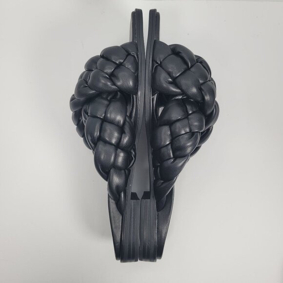 Vionic Kalina Women's Black Braided Slide Sandals US Size 8.5 - Picture 6 of 8